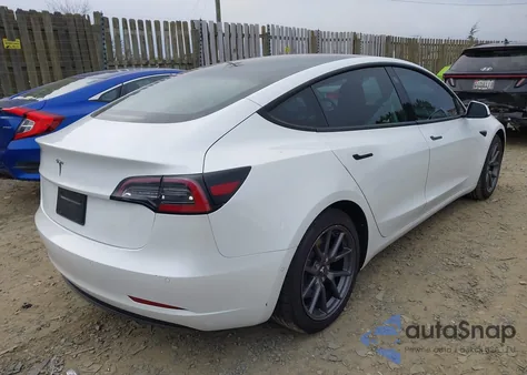 2021 Tesla Model 3 Standard Range Plus Rear-Wheel Drive из США, поврежденный, VIN 5YJ3E1EA3MF092783